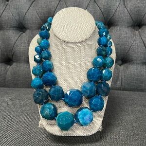 Nest Blue Agate Necklace